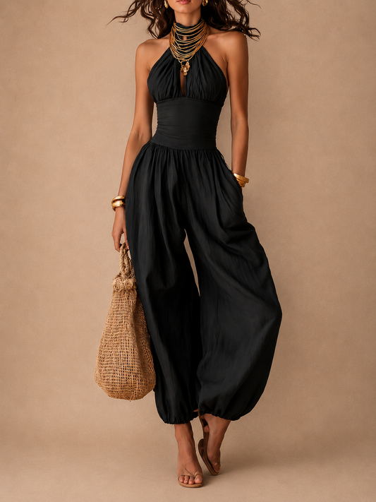 Daniela - Mono bohemio con cuello halter