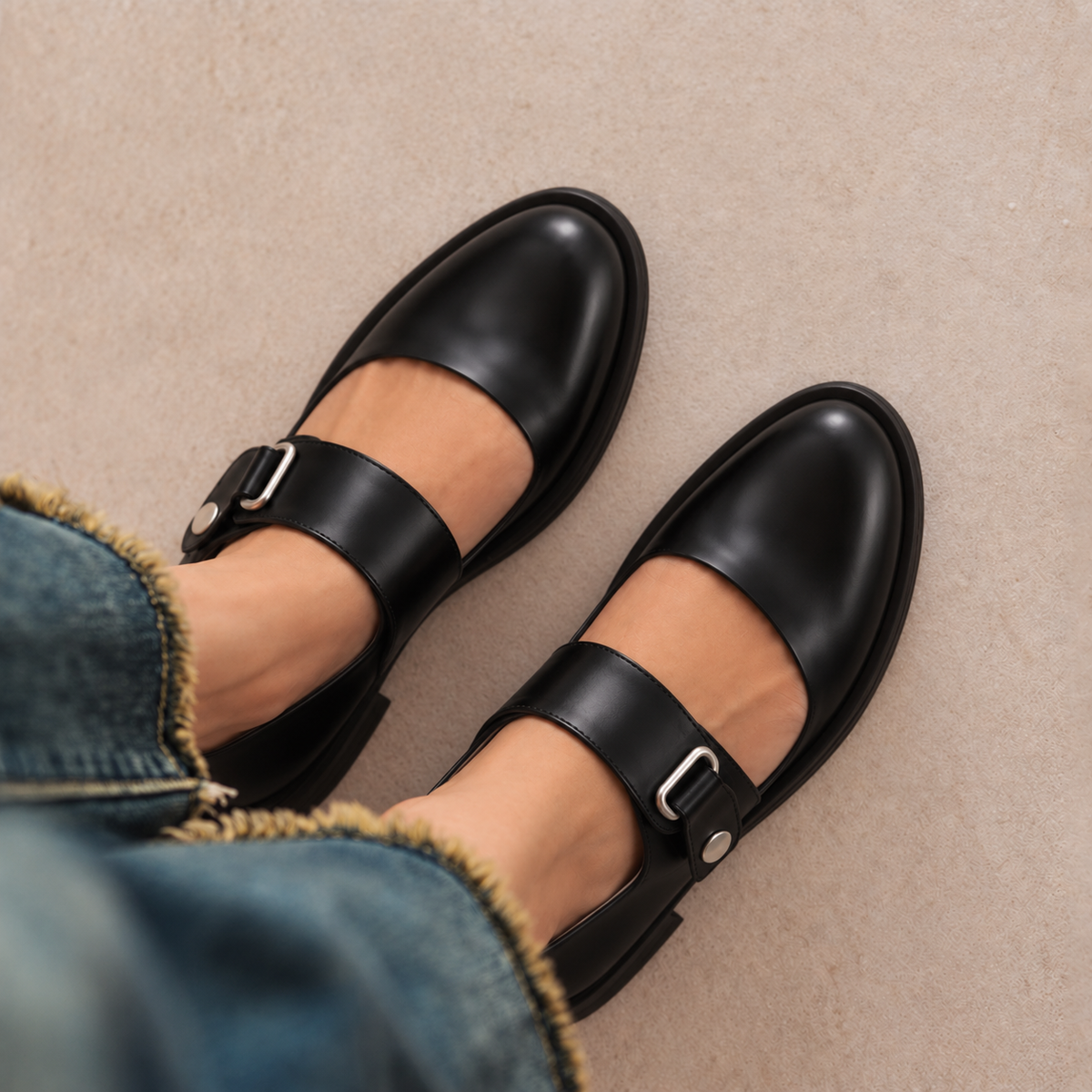 Norea - Zapato chic de piel