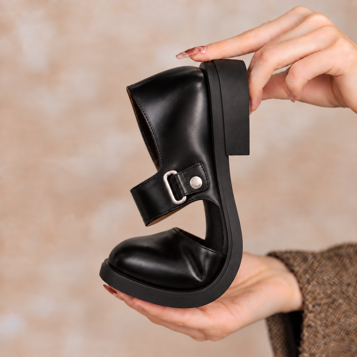 Norea - Zapato chic de piel
