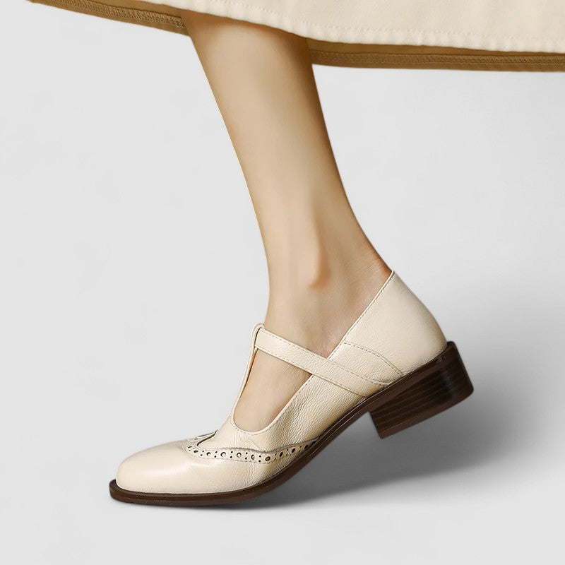 Adèle - Zapato retro de piel