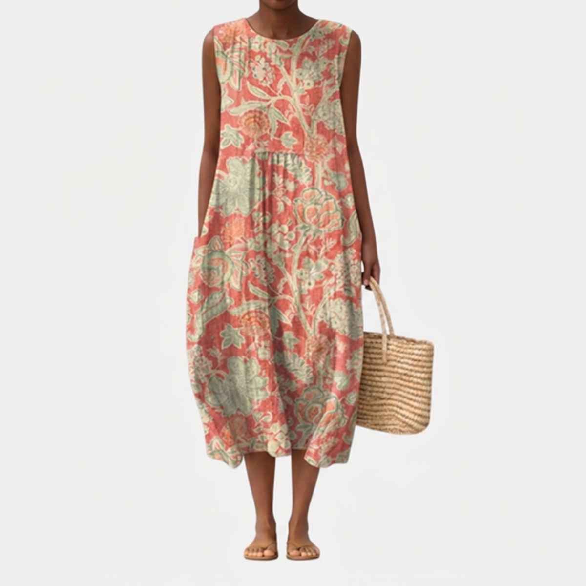 Raya - Vestido midi del día a día