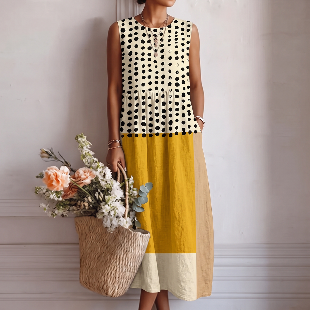 Josefine - Vestido midi del día a día