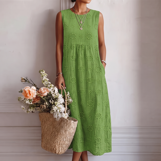 Olivia - Vestido midi fresco del día a día